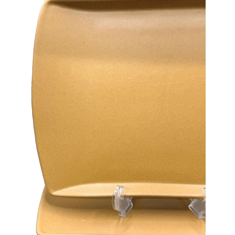 Set Of 3 Anfora Rectangular Sedona Toffee Plates 11